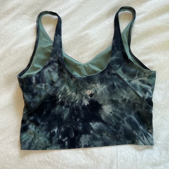 lululemon Align Tank Diamond Dye Silver Blue Tidewater Teal - Picture 3 of 6